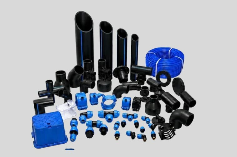 HDPE plastic pipes