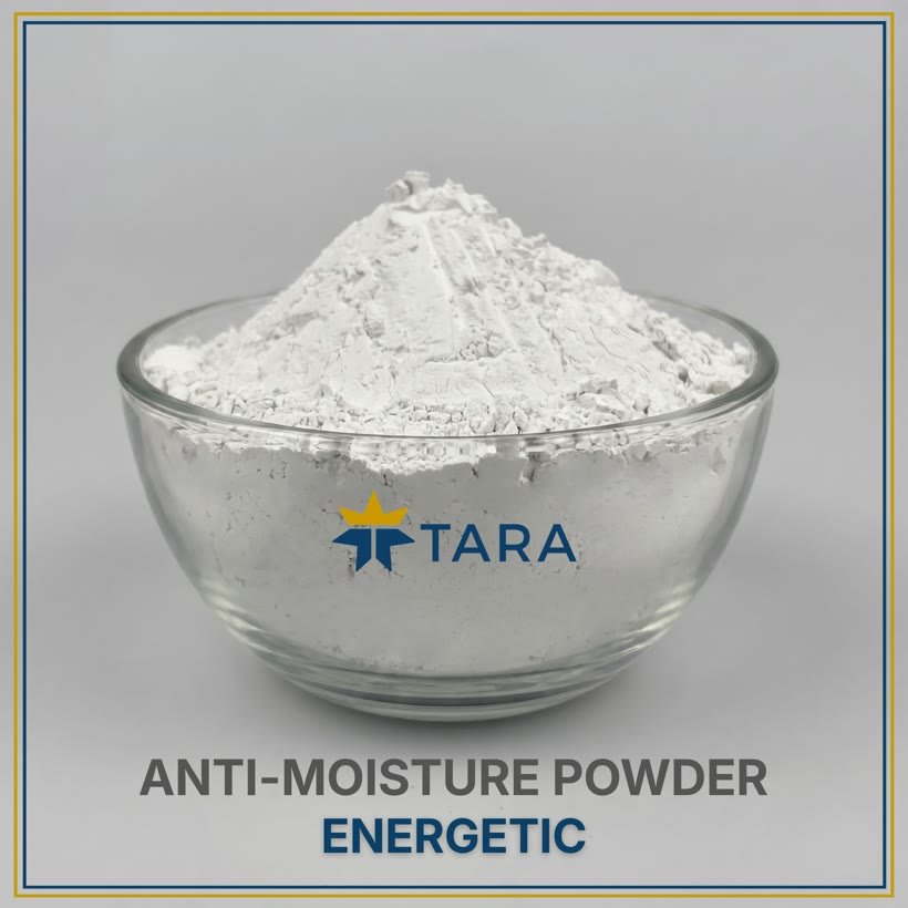 Energetic anti-moisture powder